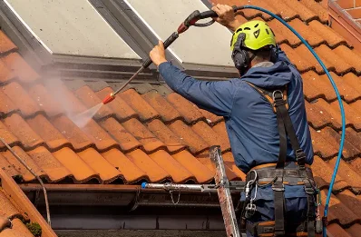 Démoussage et hydrofuge de toiture à Rioux-Martin